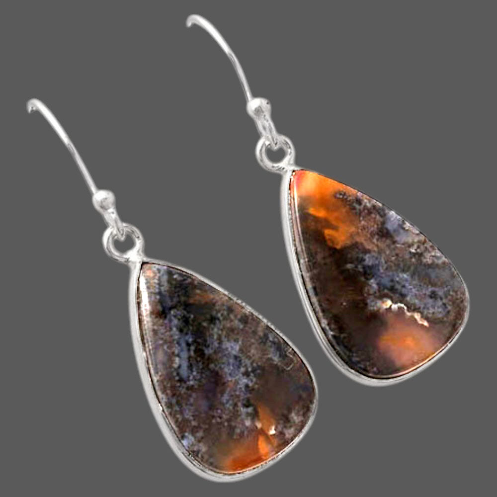 Natural Tube Agate - Turkish Earrings E-1001 SDE88040