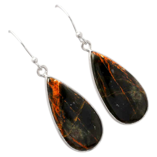 Turkish Rainforest Chrysocolla Earrings E-1001 SDE88051