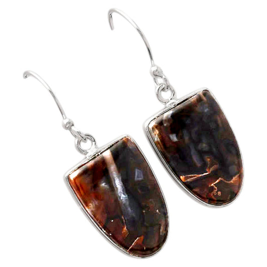 Natural Tube Agate - Turkish Earrings E-1001 SDE88065