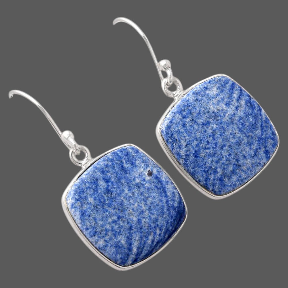 Natural Dumortierite Quartz Earrings E-1001 SDE88084