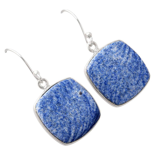 Natural Dumortierite Quartz Earrings E-1001 SDE88084