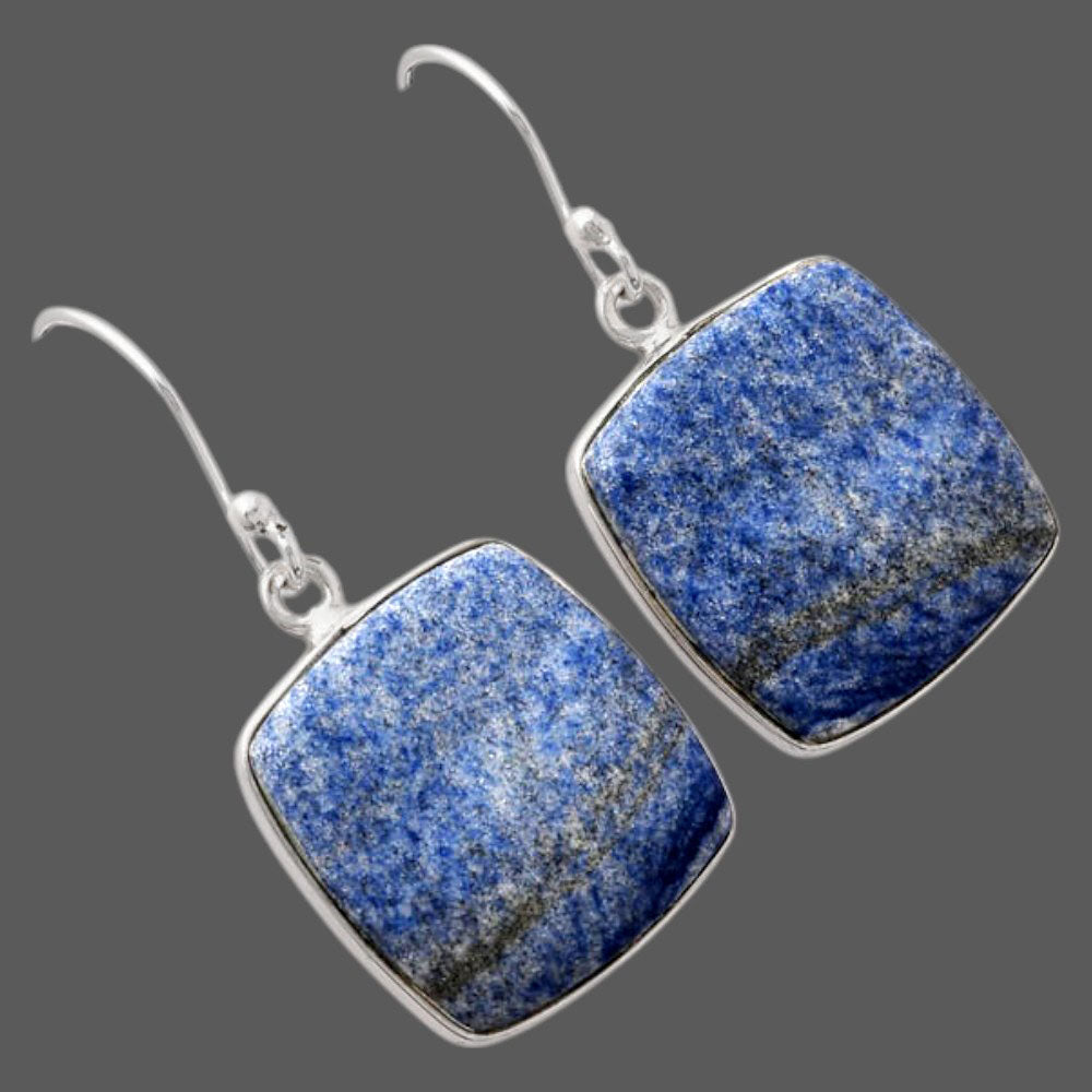 Natural Dumortierite Quartz Earrings E-1001 SDE88098