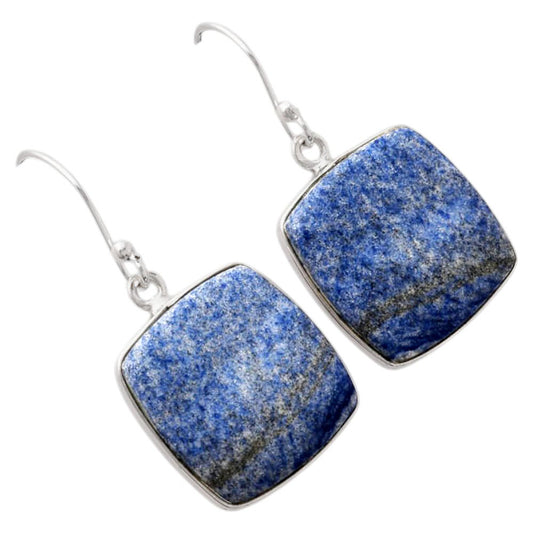 Natural Dumortierite Quartz Earrings E-1001 SDE88098