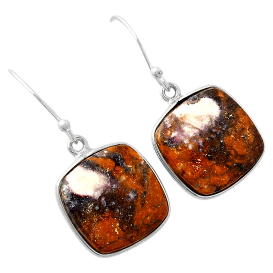 Natural Indian Blanket Jasper Earrings E-1001 SDE88114