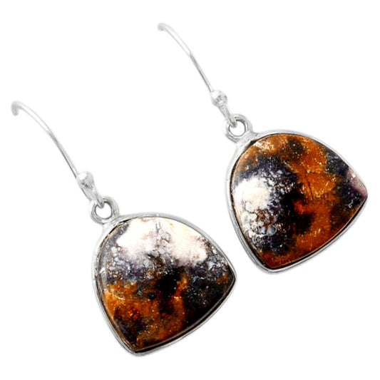 Natural Indian Blanket Jasper Earrings E-1001 SDE88118