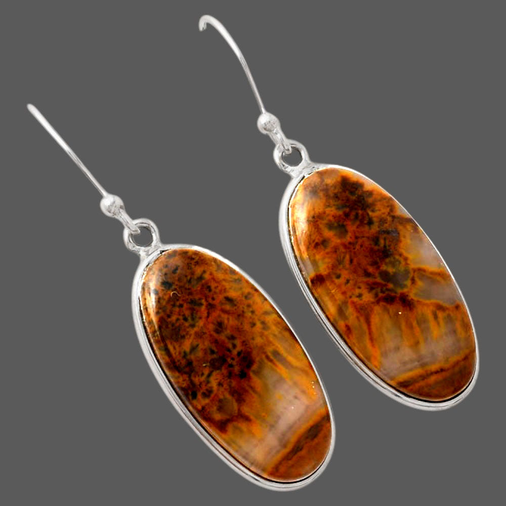 Natural Sandalwood Earrings E-1001 SDE88131