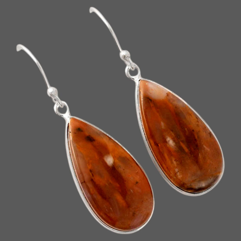 Natural Sandalwood Earrings E-1001 SDE88142