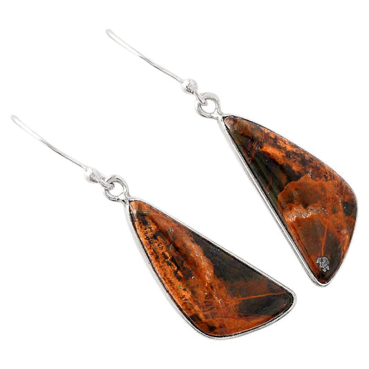 Natural Turkish Rainforest Chrysocolla Earrings E-1001 SDE88191