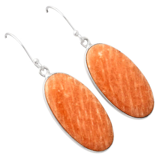 Natural Orange Amazonite Earrings E-1001 SDE88213