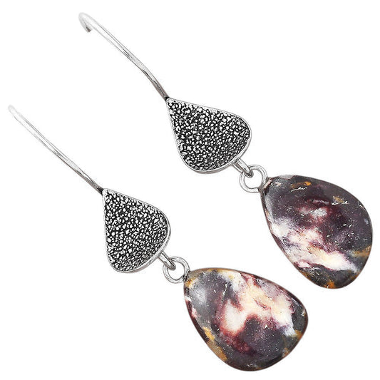 Natural Indian Blanket Jasper Earrings E-1094 SDE88350