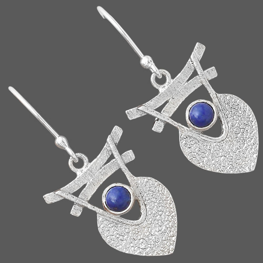 Natural Lapis - Afghanistan Earrings E-1159 SDE88363