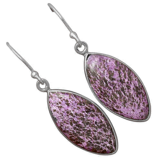 Natural Purpurite - South Africa Earrings E-1001 SDE88415