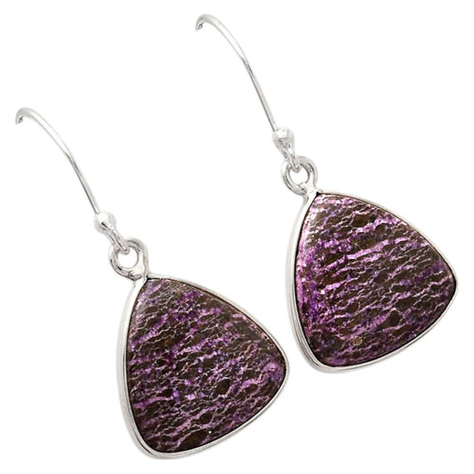 Natural Purpurite - South Africa Earrings E-1001 SDE88440