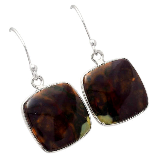 Natural Purple Cow Jasper Earrings E-1001 SDE88472