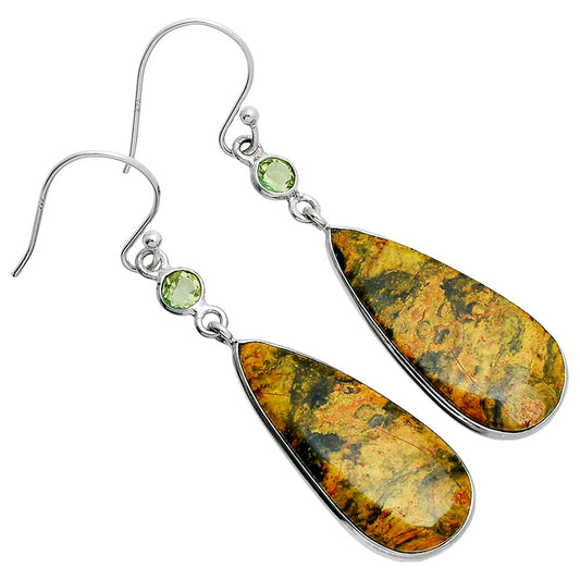 Natural Eclipse & Peridot Earrings E-1002 SDE88561