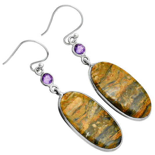 Natural Eclipse & Amethyst Earrings E-1002 SDE88690