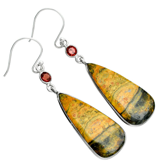 Natural Eclipse & Garnet Earrings E-1002 SDE88788