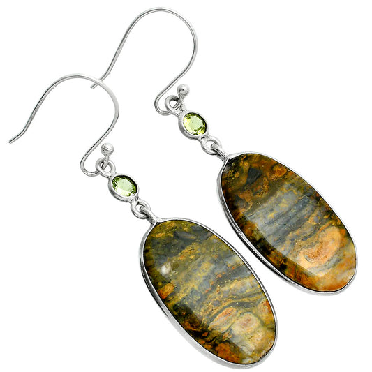 Natural Eclipse & Peridot Earrings E-1002 SDE88793