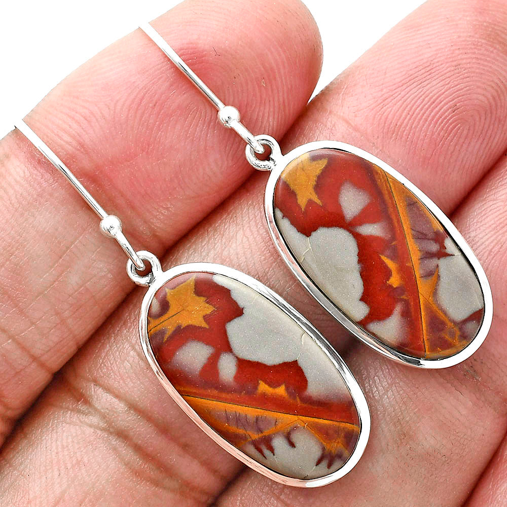 Natural Noreena Jasper Earrings E-1004 SDE88853