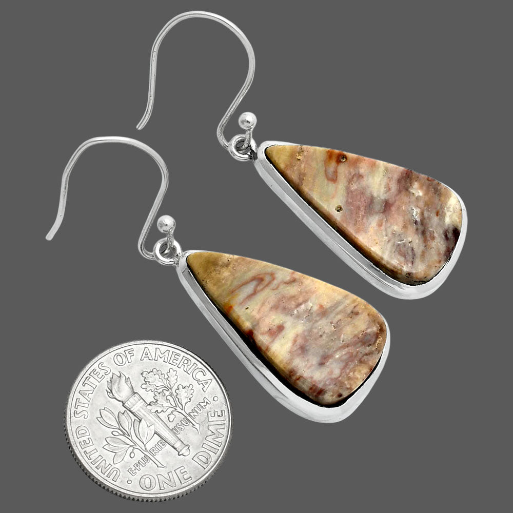 Natural Wave Dolomite Earrings E-1004 SDE88961