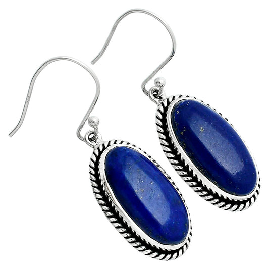 Natural Lapis Lazuli - Afghanistan Earrings E-1055 SDE89014