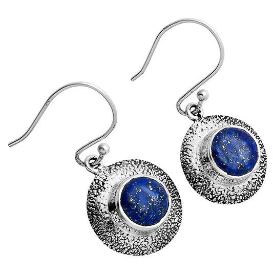 Natural Lapis Lazuli - Afghanistan Earrings E-1110 SDE89259
