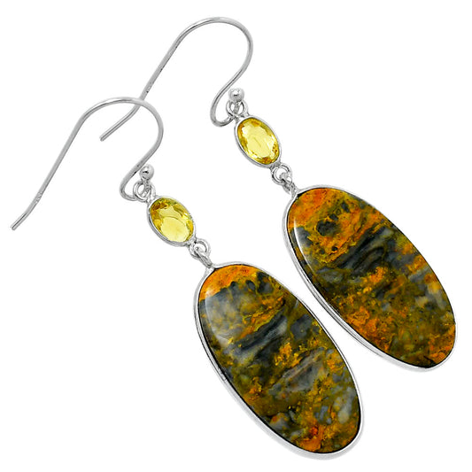 Natural Eclipse & Citrine Earrings E-1002 SDE89749