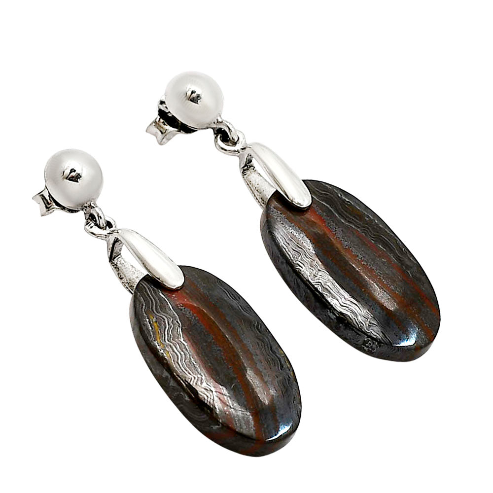 Iron Tiger Eye Earrings E-1199 SDE90644