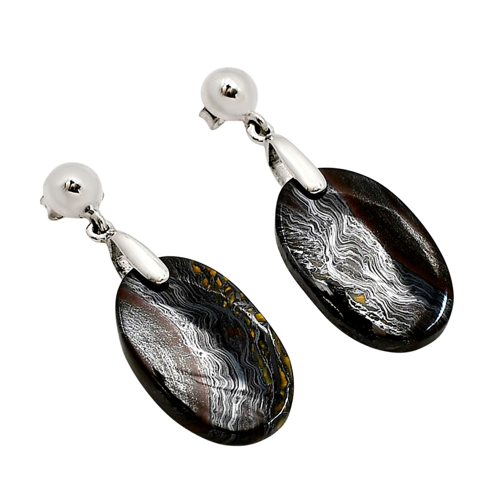 Iron Tiger Eye Earrings E-1199 SDE90661