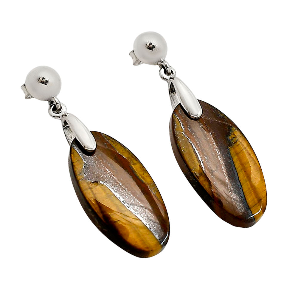 Iron Tiger Eye Earrings E-1199 SDE90683
