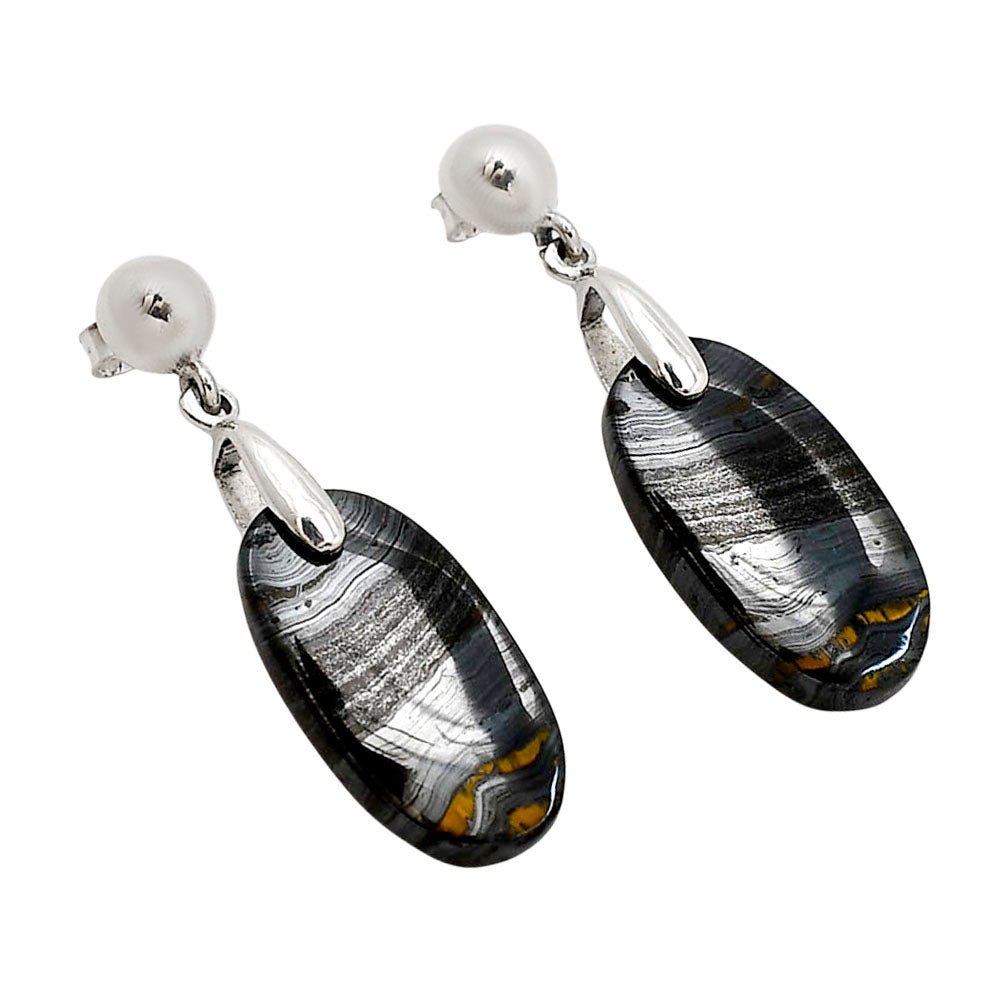 Iron Tiger Eye Earrings E-1199 SDE90685