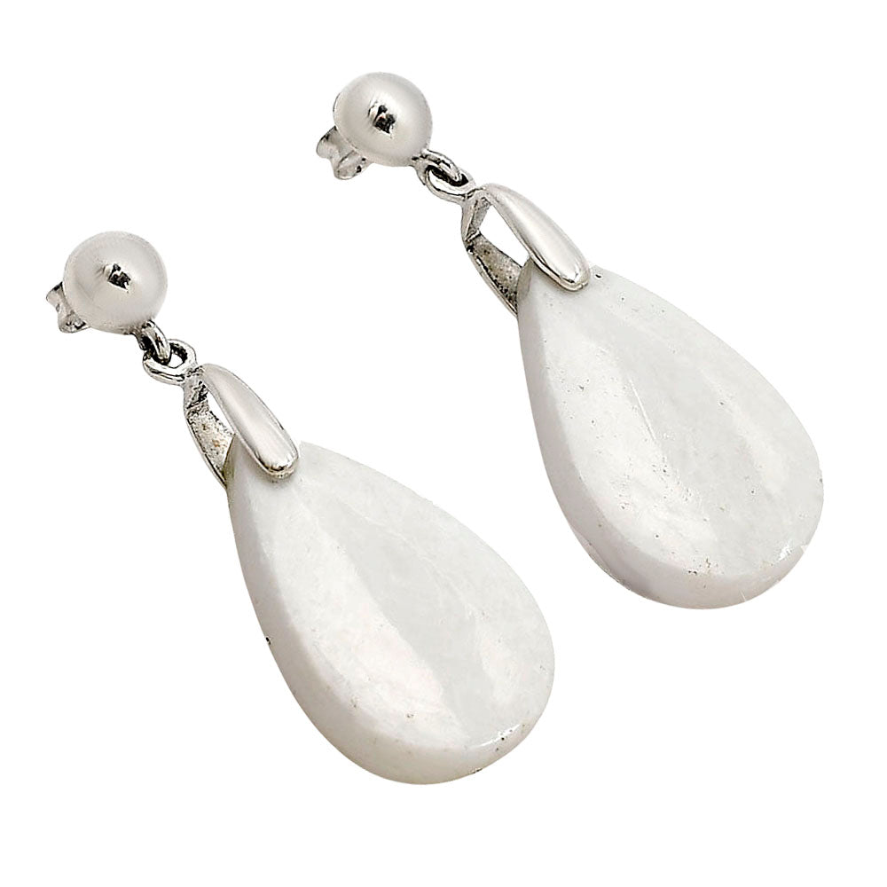White Scolecite Earrings E-1199 SDE90694