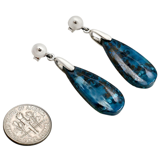 Shattuckite Earrings E-1199 SDE90713