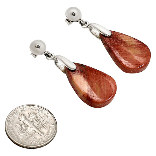 Snake Skin Jasper Earrings E-1199 SDE90725