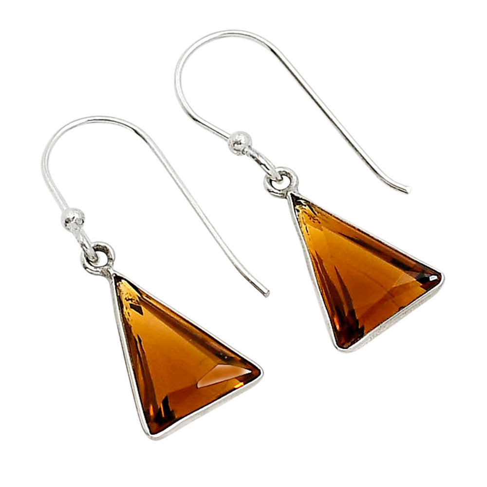 Cognac Quartz Earrings E-1001 SDE91418