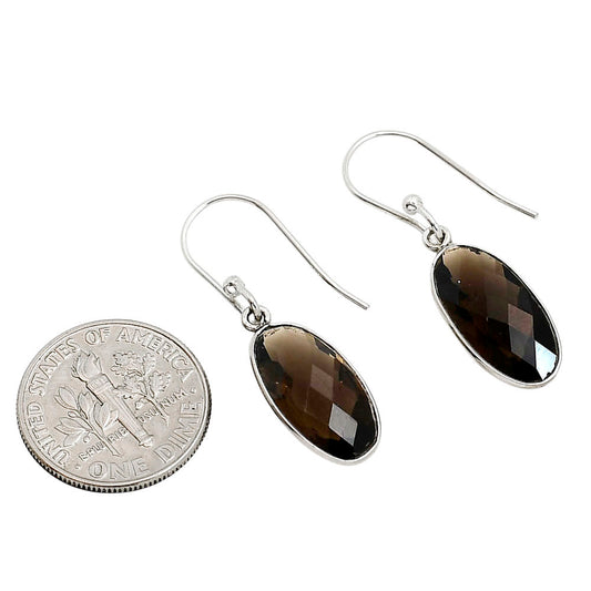 Smoky Quartz Earrings E-1001 SDE91437