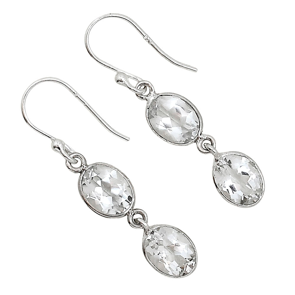 White Quartz Earrings E-1002 SDE91805