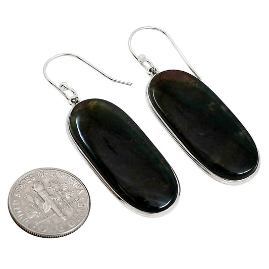 Moss Agate Earrings E-1001 SDE91864