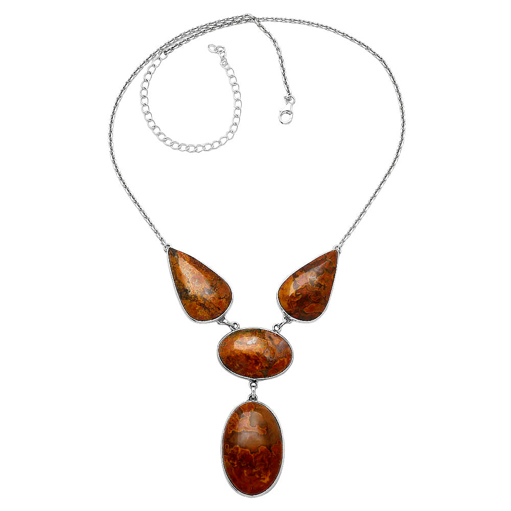 Natural Rare Cady Mountain Agate Necklace N-1013 SDN2008