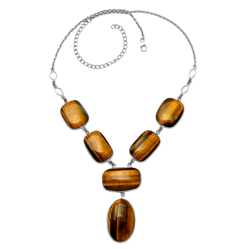 Natural Tiger Eye - Africa Necklace N-1014 SDN2009