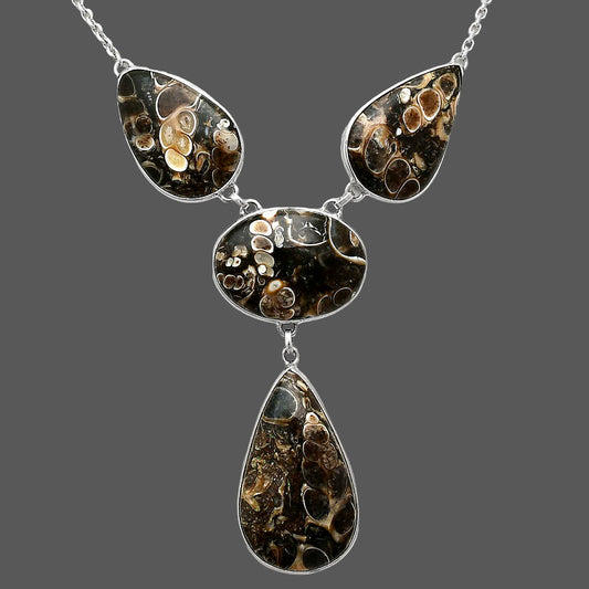 Natural Turtella Jasper - USA Necklace N-1013 SDN2029