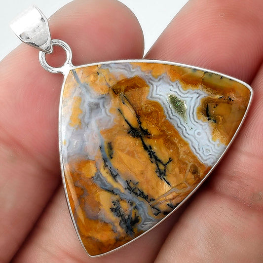 Natural Amethyst Sage Agate - Nevada Pendant P-1001 SDP100294