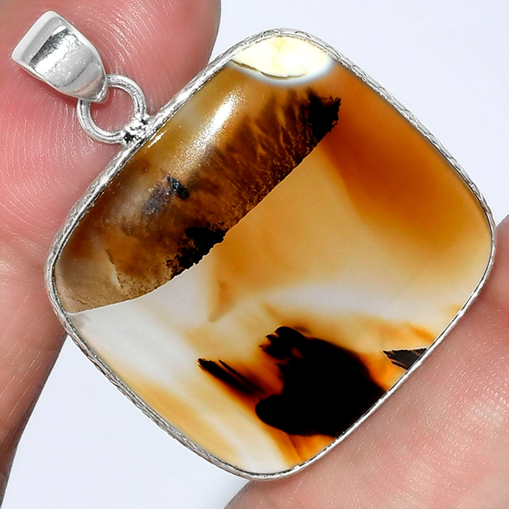 Natural Montana Agate - USA Pendant P-1053 SDP101056