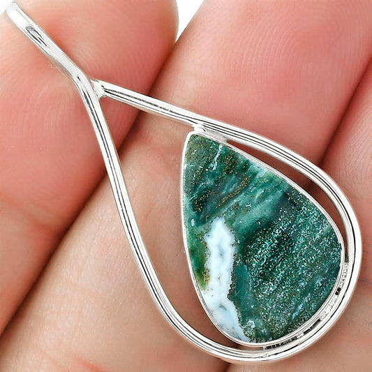 Natural Larsonite Jasper Pendant P-1342 SDP101421