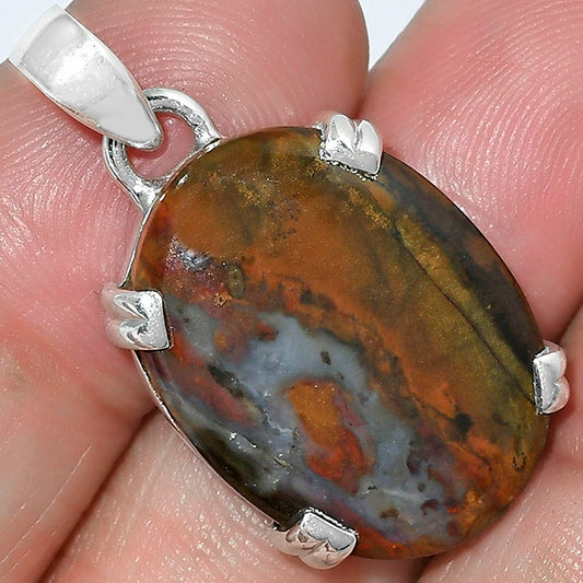 Natural Purple Cow Jasper Pendant P-1332 SDP101710