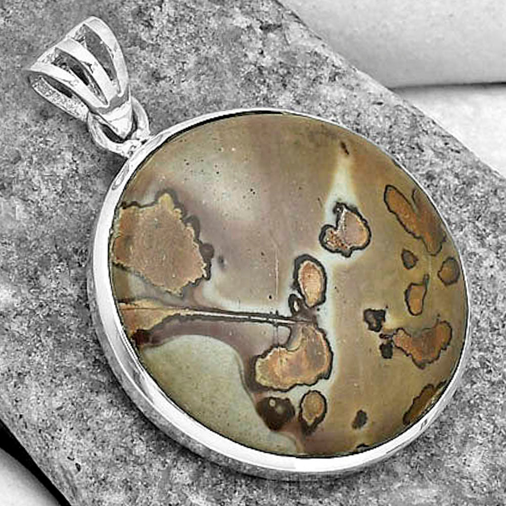 Natural Coffee Bean Jasper Pendant P-1002 SDP102193