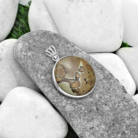 Natural Coffee Bean Jasper Pendant P-1002 SDP102193