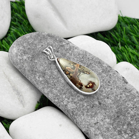 Natural Coffee Bean Jasper Pendant P-1002 SDP102245