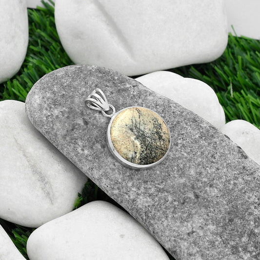 Natural Porcelain Jasper Pendant P-1002 SDP102250