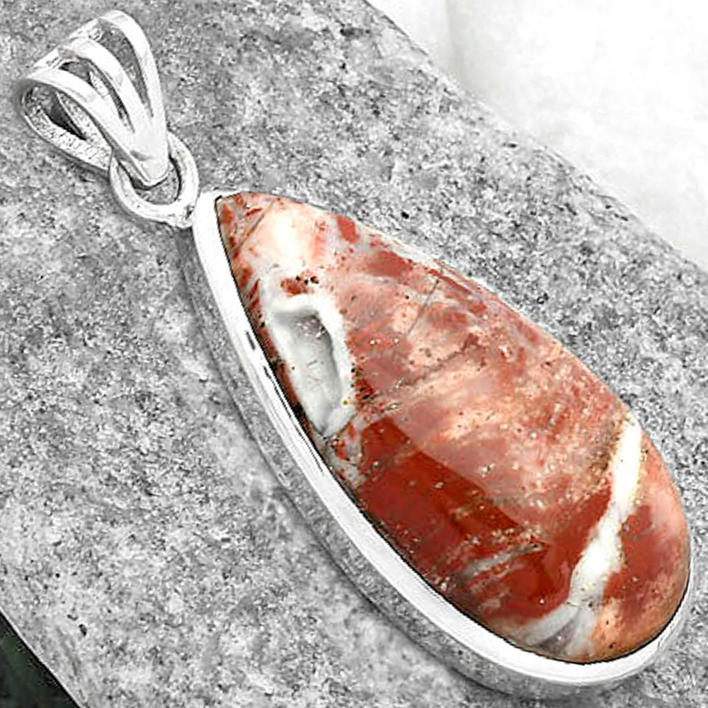 Natural Rosetta Picture Jasper Pendant P-1002 SDP102296